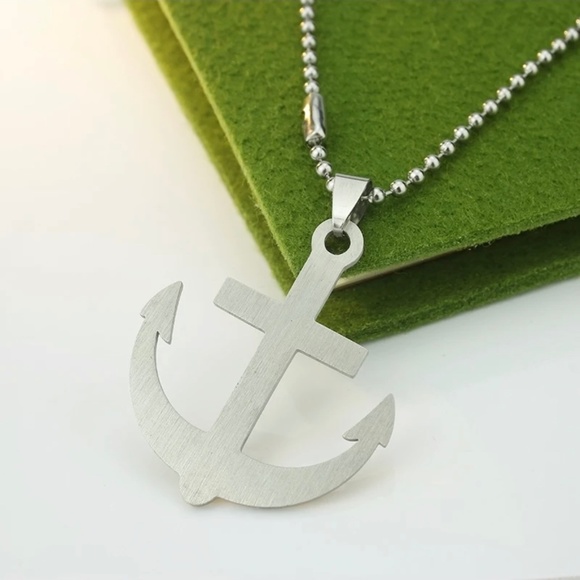 Necklace 316L Stainless Steel Anchor - Picture 4 of 4